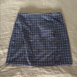 Wild Fable Blue and White Mini Pencil Skirt